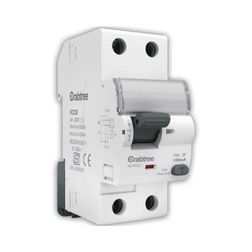 Crabtree Xpro RCCB ‘A’ Type DP 100 mA