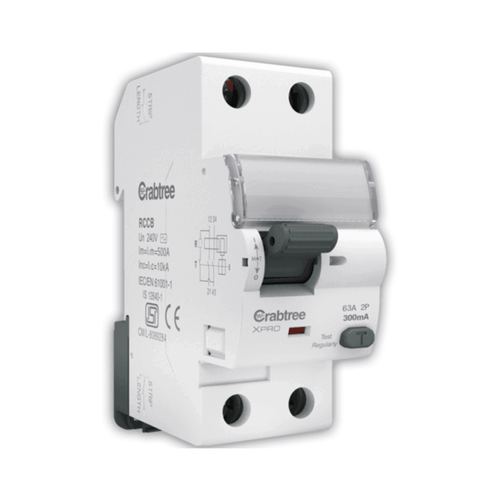 Crabtree Xpro RCCB ‘A’ Type DP 300 mA