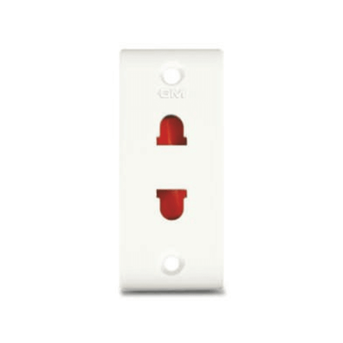 GM G-HOME 6A 2 Pin Socket with Safety Shutter – GM8017