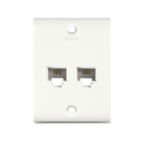GM G-HOME Medium 4 Line Telephone Jack RJ-11 – GM8035