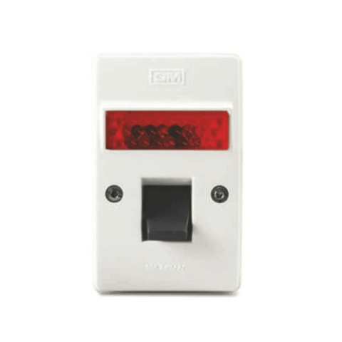 GM G HOME 32AMini  Surfface DP Switch with Indicator– GM8093