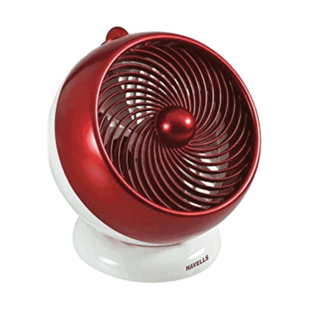Havells 175mm I Cool HS Personal Fan White Maroon