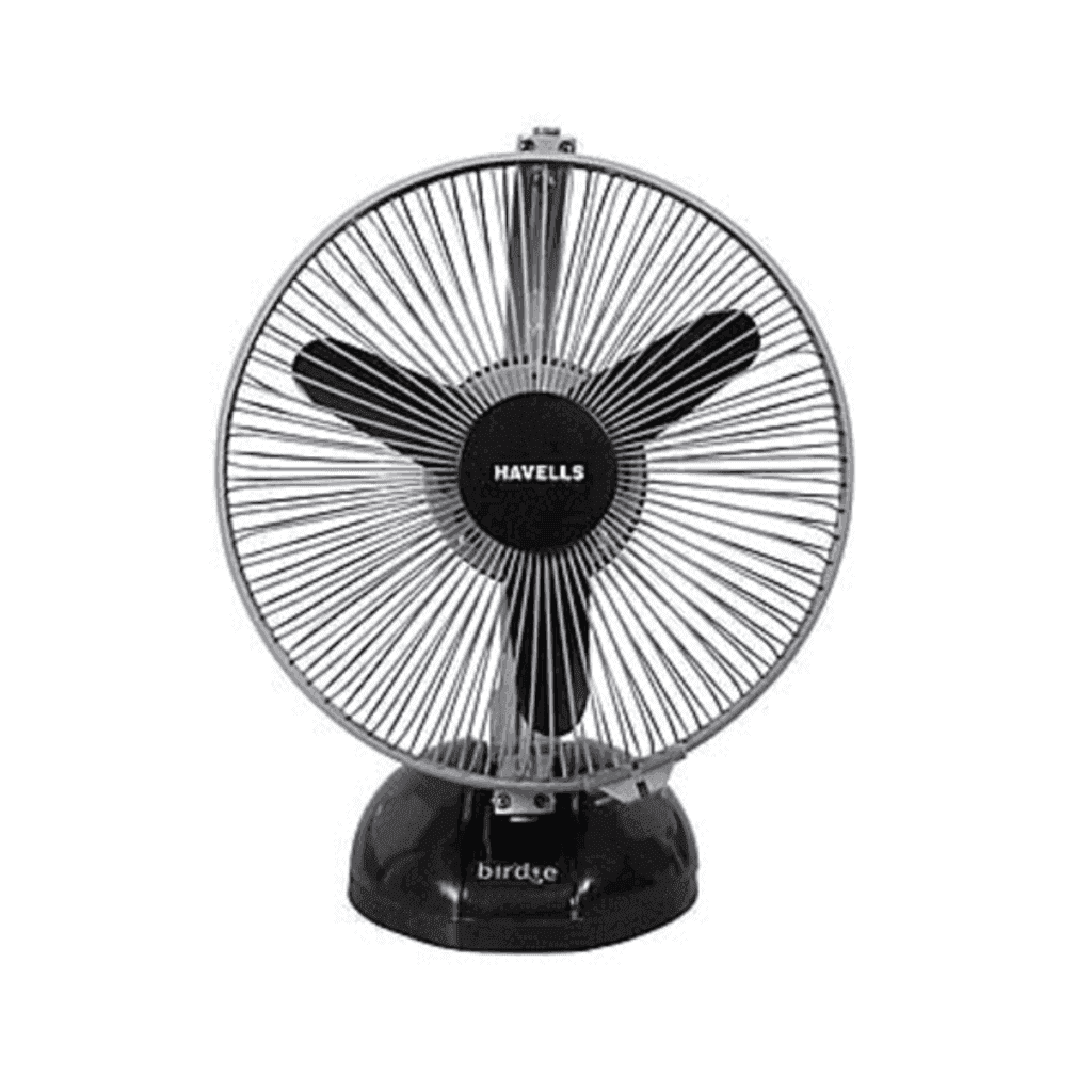 Havells 230mm Birdie HS Personal Fan Black Grey
