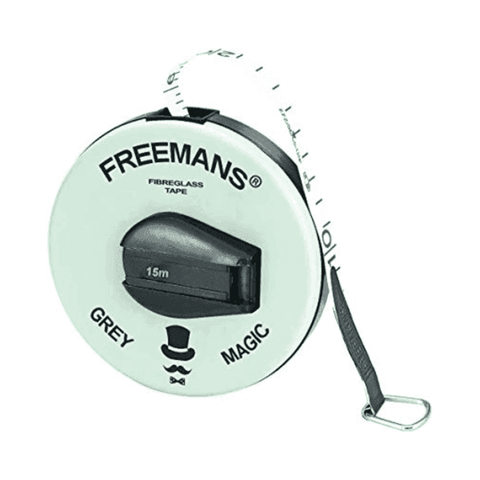 Freemans Greymagic Measuring Tape 15 meters (Pack of 6)