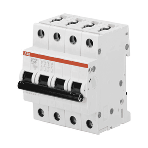ABB C Curve Four Pole MCB 10 kA S200M series