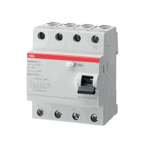 ABB RCCB  Four Pole  FH204