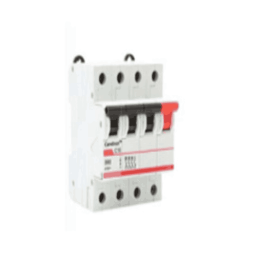Indoasian Caretron MCB C curve Three Pole Neutral  