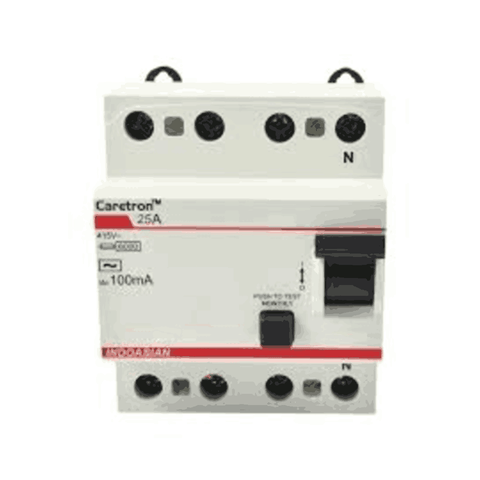 Indoasian Caretron RCCB Four Pole 