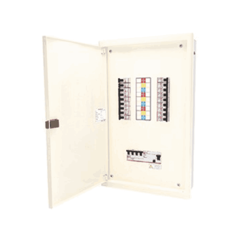Indoasian Caretron Distribution Boards VTPN MCB Incomer Double Door 