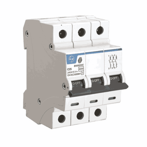 L&T MCB 0.5A-63A D Curve Three Pole