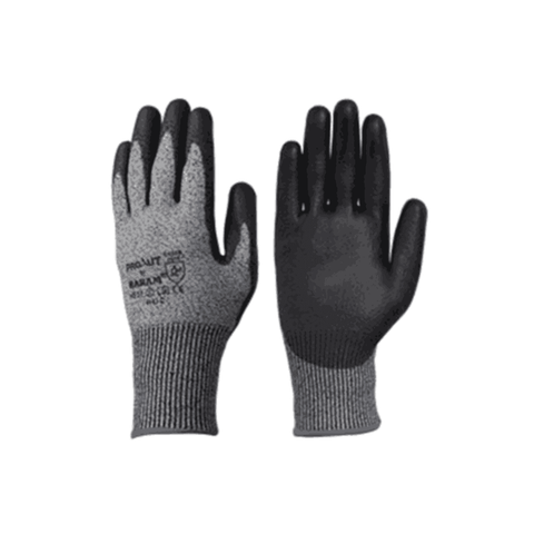 Karam Cut-4 Supported PU Coated Gloves Size :L HS 51
