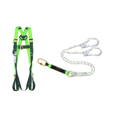 Karam PN 24 Double Lanyard with Scaffolding Hook 