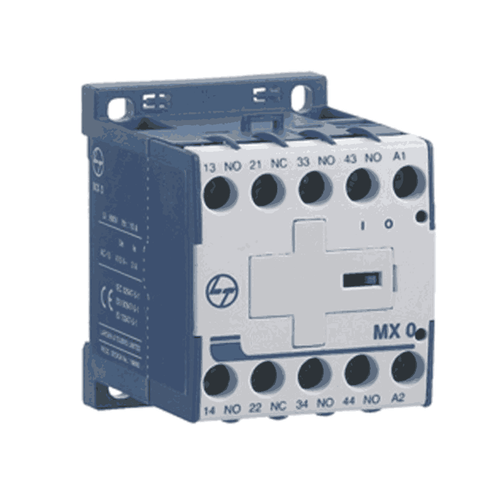 L&T Power Contactors 3 Pole MX Mini Type For AC Control 6-12A