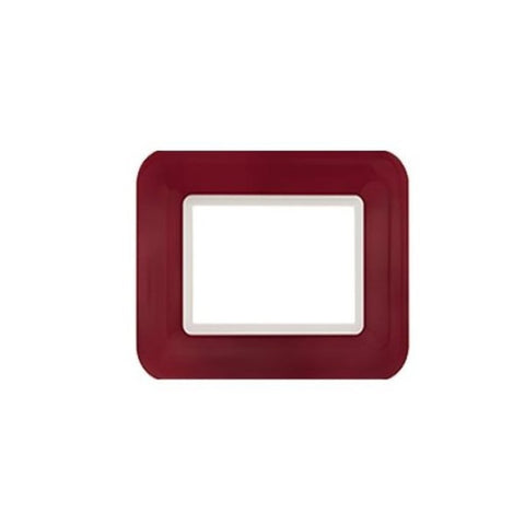 Anchor Roma Hue Cover Plates With Frame Oriental Maroon 