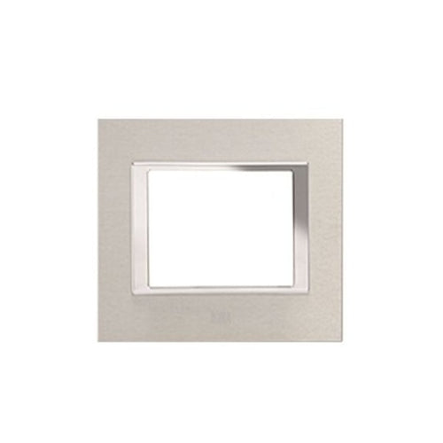 Anchor Roma Sheen Metal Cover Plates Brushed Aluminium 