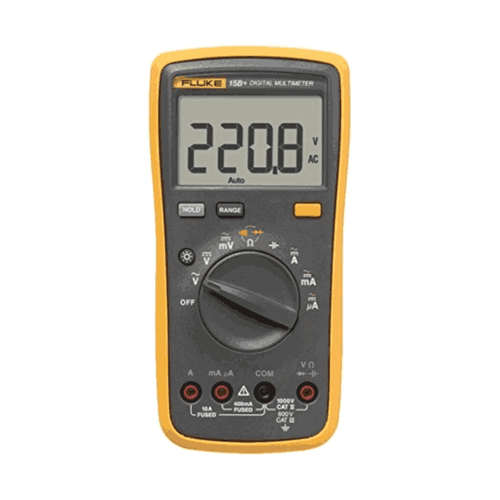 Fluke Digital Multimeter 15B+/IN CAT III 
