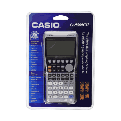 Casio Graphing Calculator- Black FX-9860GII