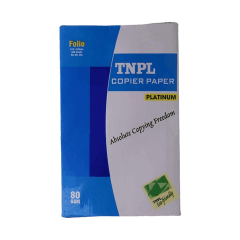 TNPL Platinum Unruled A4 Paper 80 GSM White (Pack of 5)