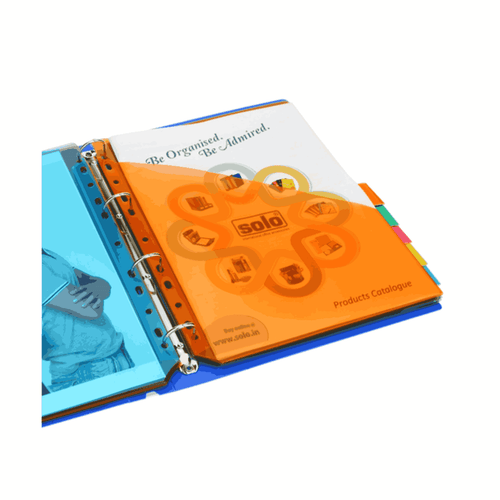 Solo 10 Document Pockets Dividers with Insertable Tabs DD110 