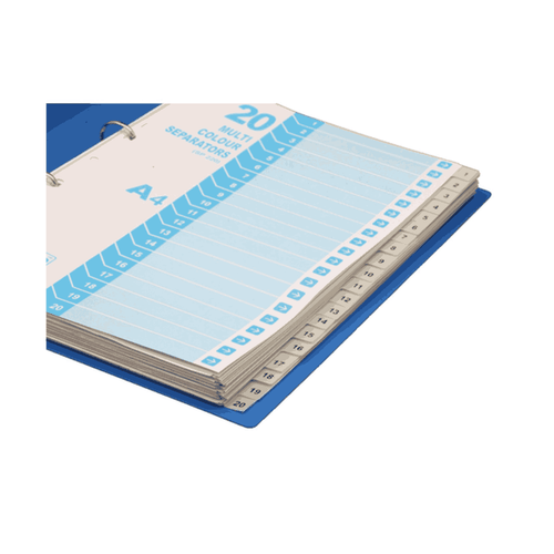 Solo Separators 20 Uni Colour Dividers SP220 