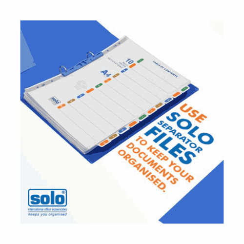 Solo Separators With Index SP510 