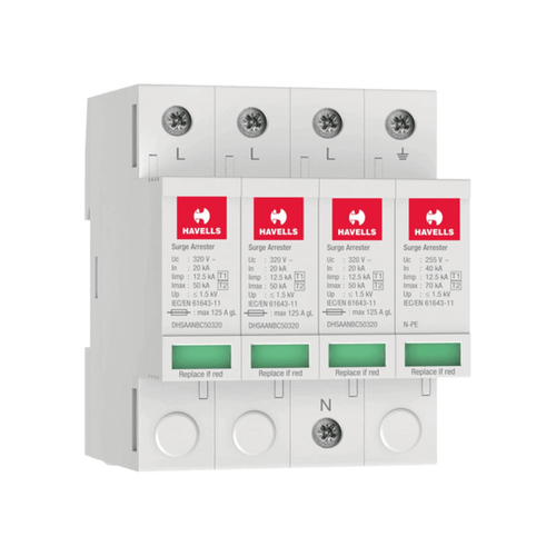 Havells Type 1+2 AC Surge Protection Device DHSAARBC50320 