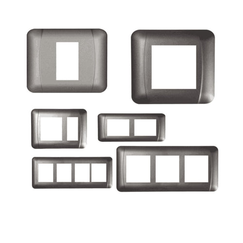 Havells oro Magnesium Grey Combined Cover Plates  