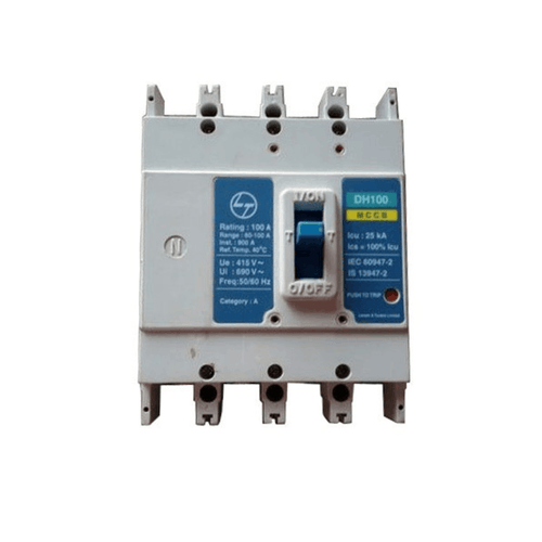 L&T MCCB Four-Pole 16 A–125 A DH125 