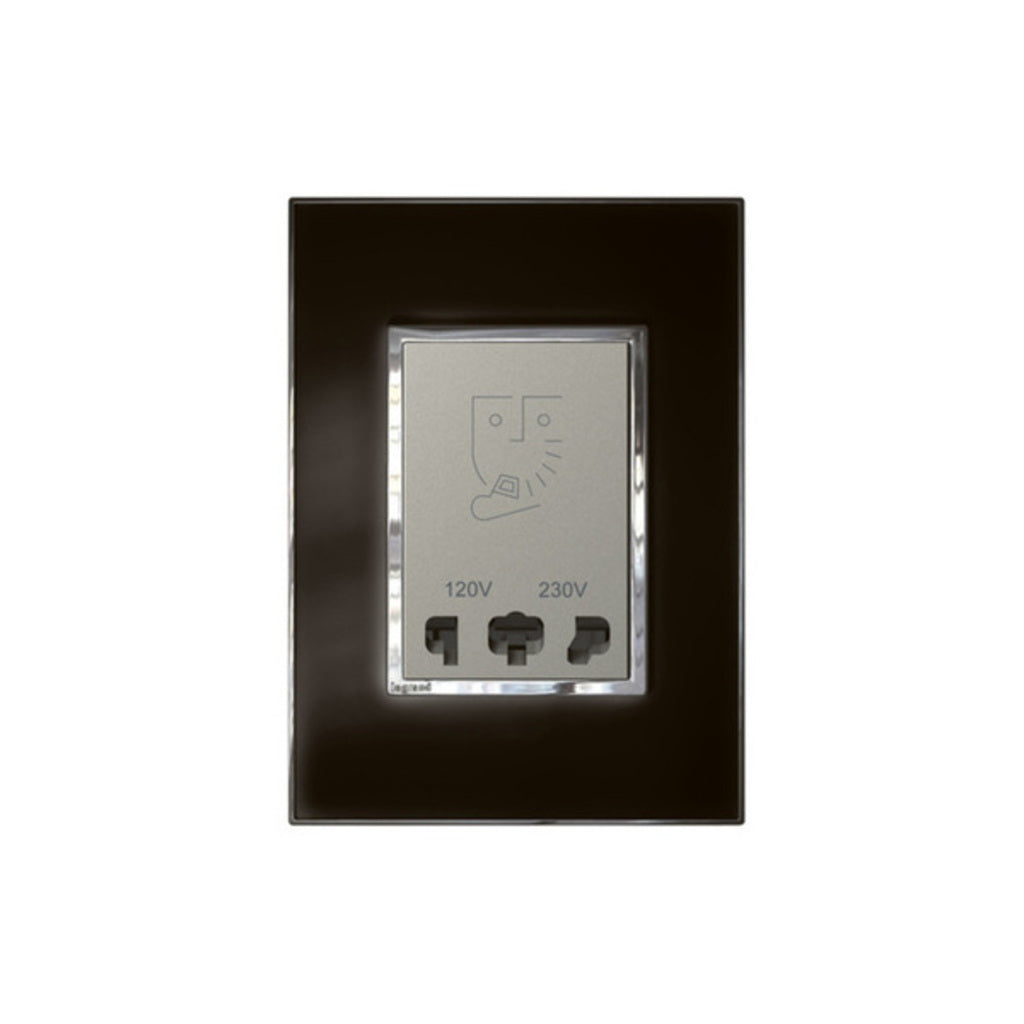 Legrand Myrius Shaver Socket Monobloc With New Plate 120 - 230 V 4 M 6730 79