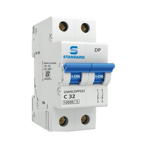 Standard Aspida DC MCB DP 6A-63A 