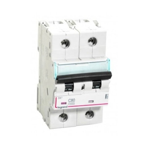 Legrand DX3 MCBs Double pole 80 A – 125 A 