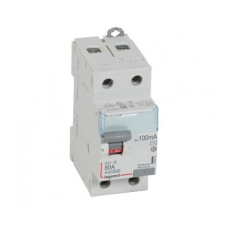 Legrand DX3  RCCBs Double Pole 240 V 80 A – 100 A 