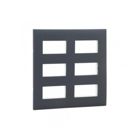 Legrand Myrius Modular Matt Grey Plate 18 M 6763 59 