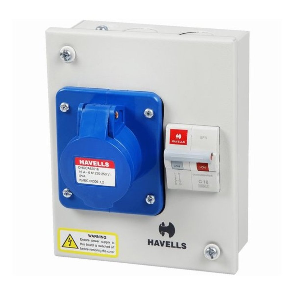 Havells IP40 Solution With Insulated Plug And Socket 16A-32A