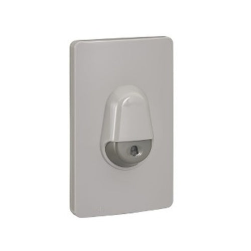 Schneider Kavacha Surface Mounted Door Bell With LED Indicator IP44A 3031WBP_GY 