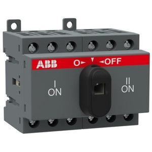ABB OT Manual Changeover Switch Three Pole 16A-125A 
