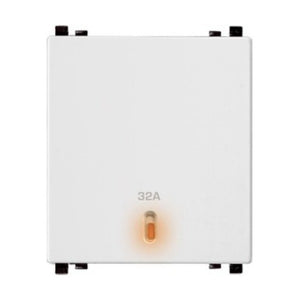 Schneider ZENcelo 32A Double Pole Switch with Neon (2M) 