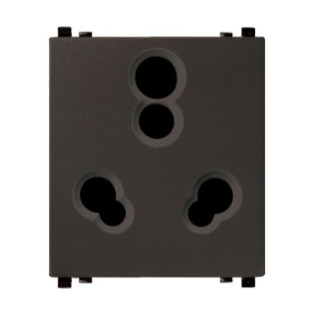 Schneider ZENcelo 6A/16A 3 Pin Socket With Shutter
