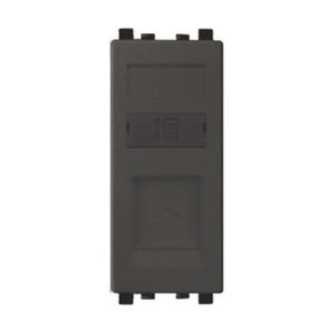 Schneider ZENcelo RJ11 Telephone Outlet With shutter (1 Gang) 