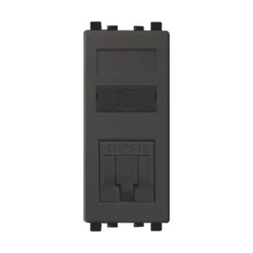 Schneider ZENcelo RJ45 Cat6 Data Outlet With shutter 