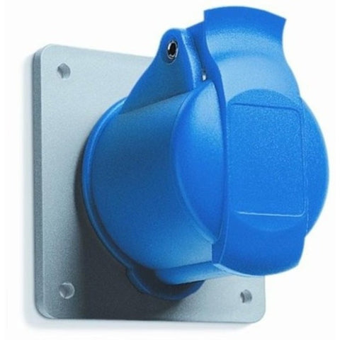 ABB IP44  Panel Mounted Socket - Unified Straight Flange Three Pole 