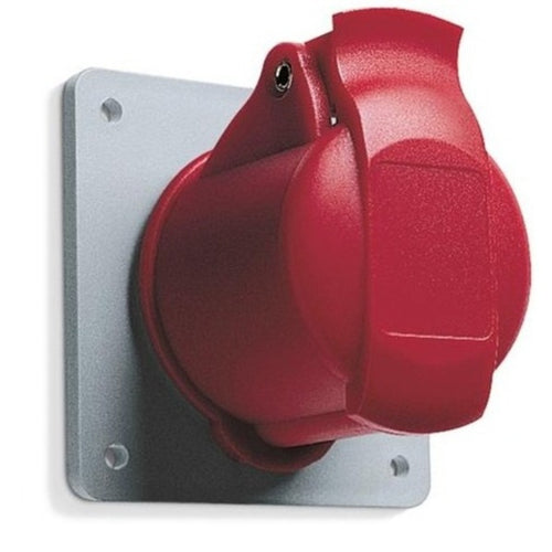 ABB IP44  Panel Mounted Socket - Unified Straight Flange Four Pole 