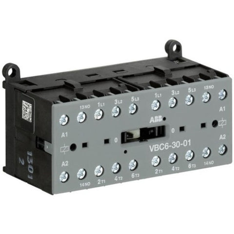 ABB DC Type Mini Reversing Contactor Three Pole VBC6-30-01 