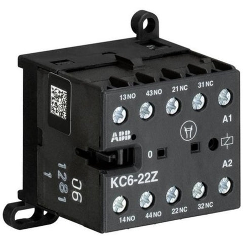 ABB AC Type Mini Contactor Relays with Screw Connection Four Pole KC6-22Z 