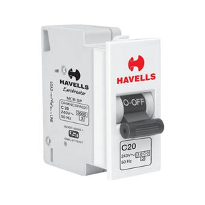 Havells REO 20A Single Pole C Curve MINI MCB DHEMCSPA020 