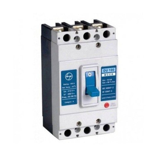 L&T DU MCCB 3 Pole 16A – 100A 