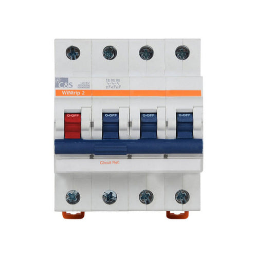C&S WiNtrip2 Miniature Circuit Breaker 3 Pole + Neutral C-Series 