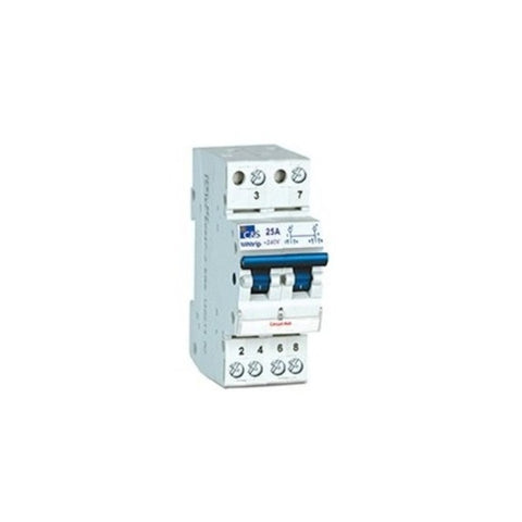 C&S WiNtrip 2 Pole Two way centre OFF Changeover Switch 25A - 63A 