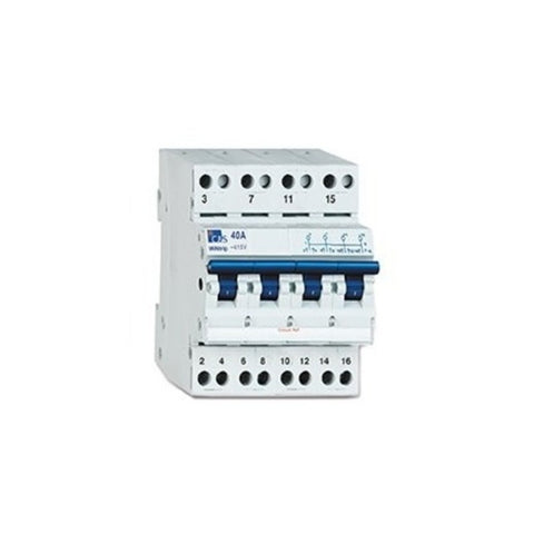 C&S WiNtrip 4 Pole Two way centre OFF Changeover Switch 25A - 63A 