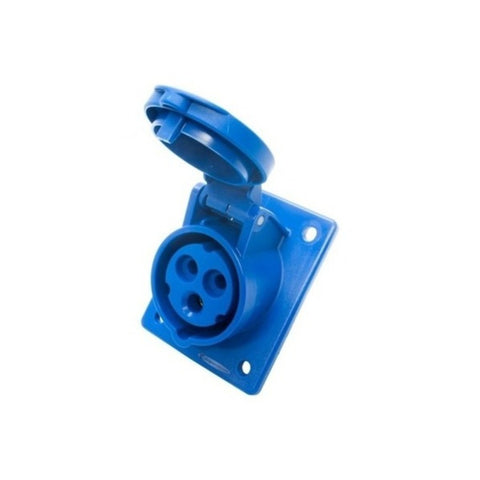 C&S Panel Mounting Socket Splash Proof 240V 